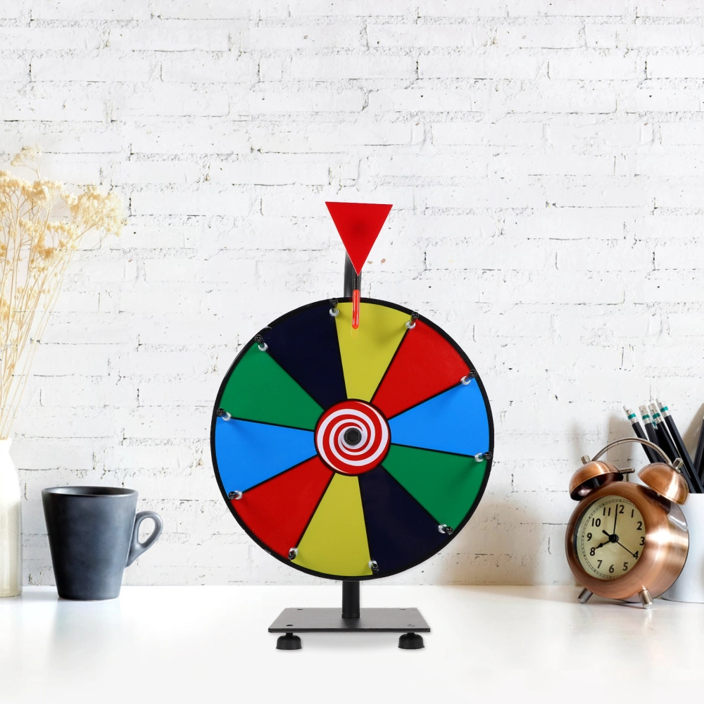 1 Set Tabletop Erasable Prize Wheel Colorful Prize Wheel Funny Prize Wheel