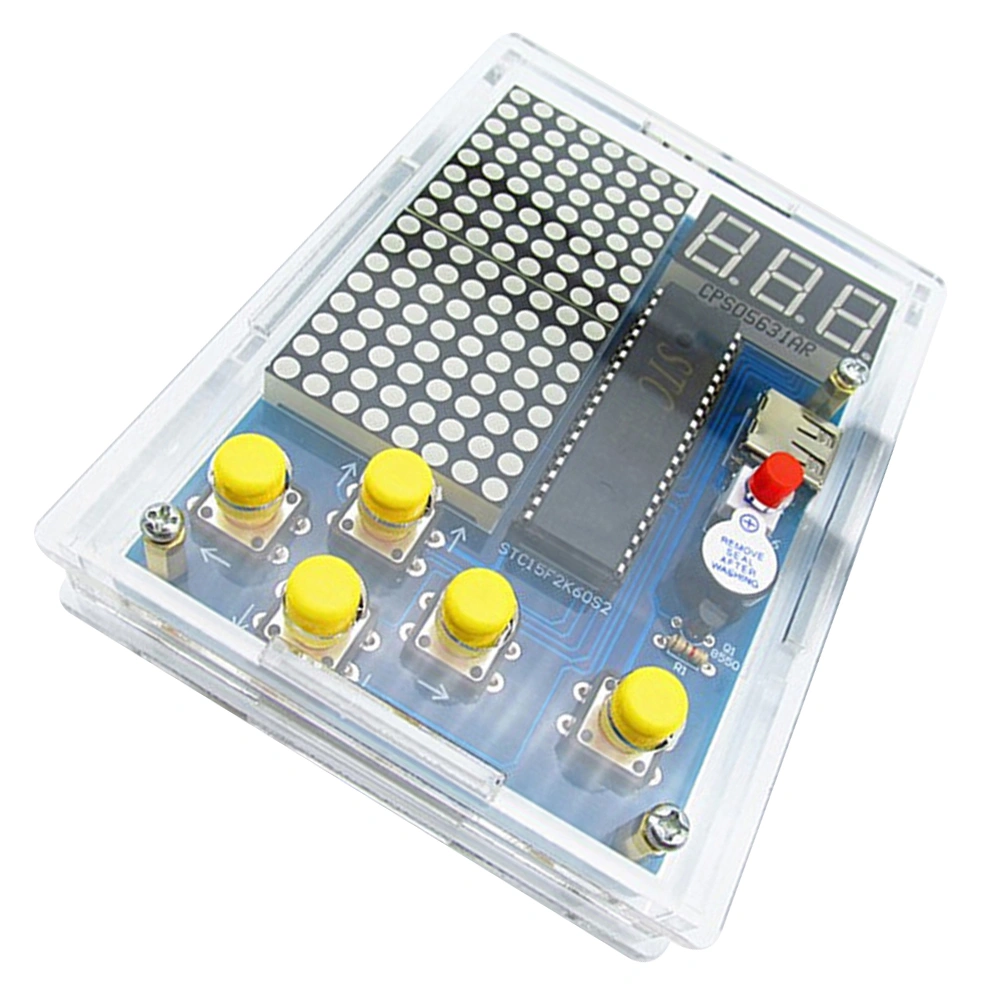 1 Set of Professional Game Console Parts Electronic DIY Game Console Kit (Blue)