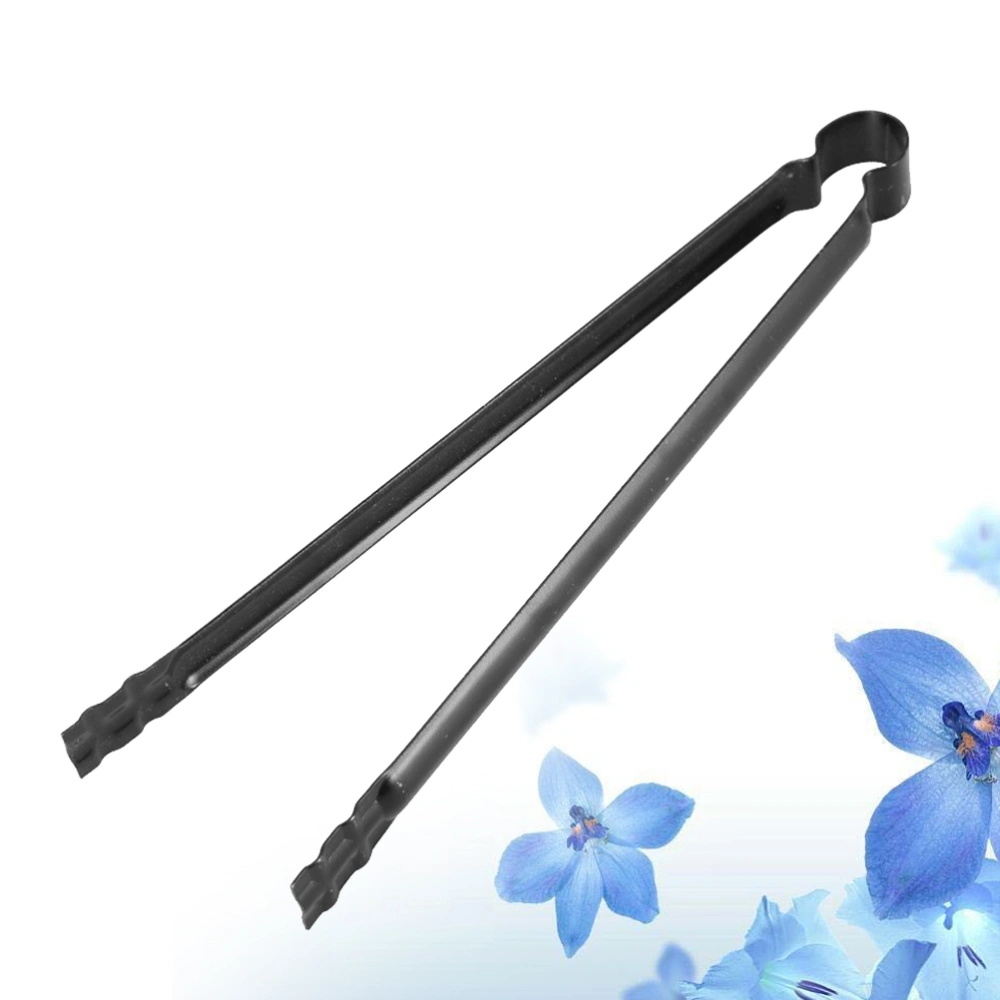 1PC Black Iron BBQ Tools Charcoal Tong Barbecue Clips Clamp Tool Portable Multifunction Tong for Outdoor Picnic