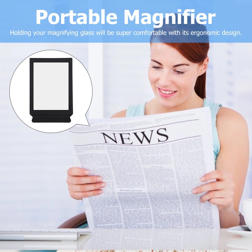 1 Pc 3X Full Page Magnifier Sheet Magnifier Reading Aid Lens for Seniors