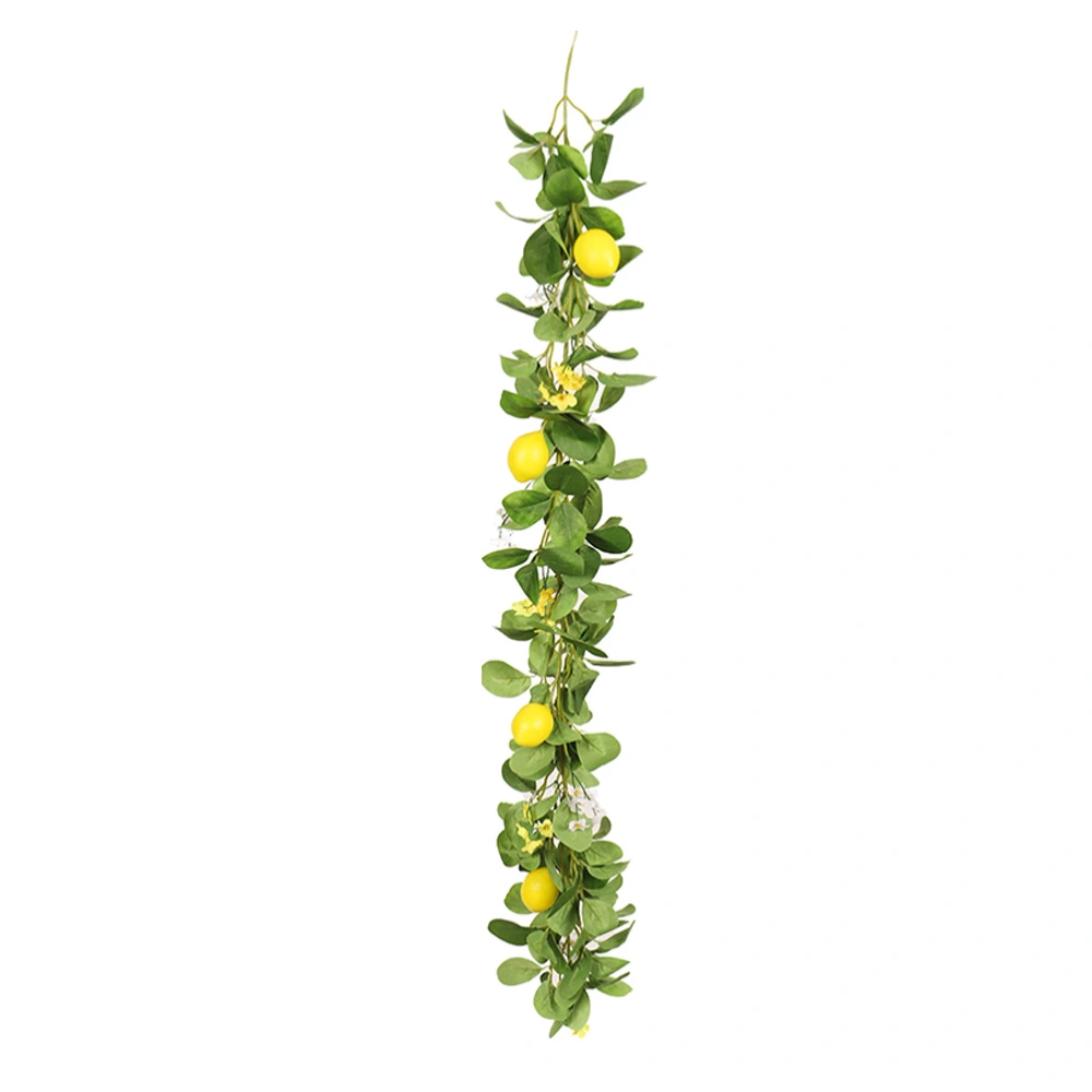 Artificial Lemon Rattan Decor Hanging Lemon Vine Decor Household Hanging Vine