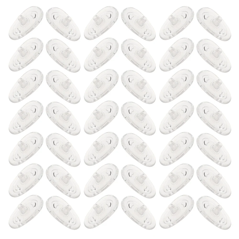 30 Pairs of Professional Eyeglass Pads Replaceable Glasses Nose Pads Convenient Glasses Pads