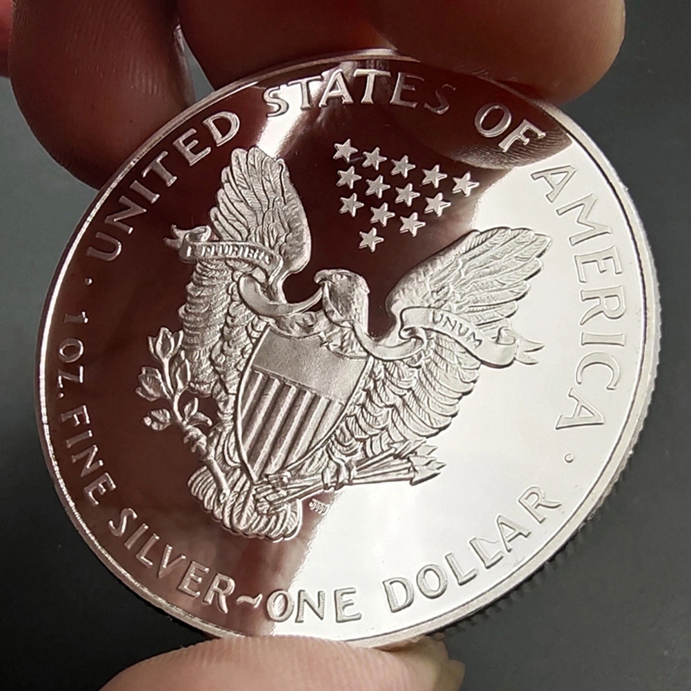 2 Pcs Commemorative Coins Collection Coins Challenge Coin Souvenir Coins