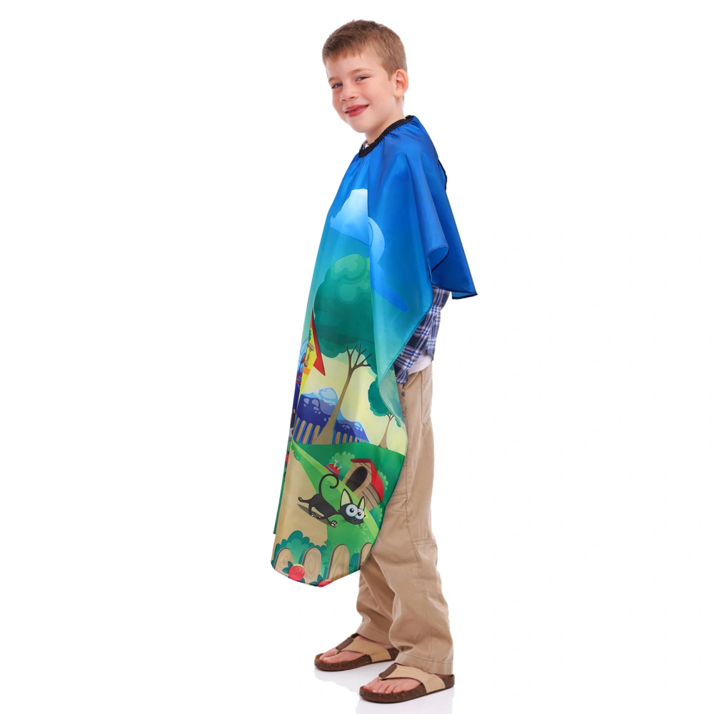 FRCOLOR Kids Hair Cutting Cape Animal Patterned Waterproof Haircut Salon Cape for Home Barber Shop