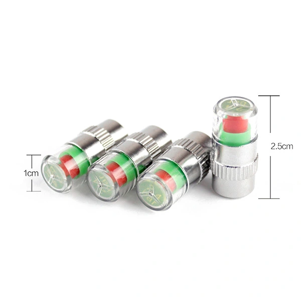 4 Pcs Car Tire Pressure Monitor Stem Caps Sensor Indicator