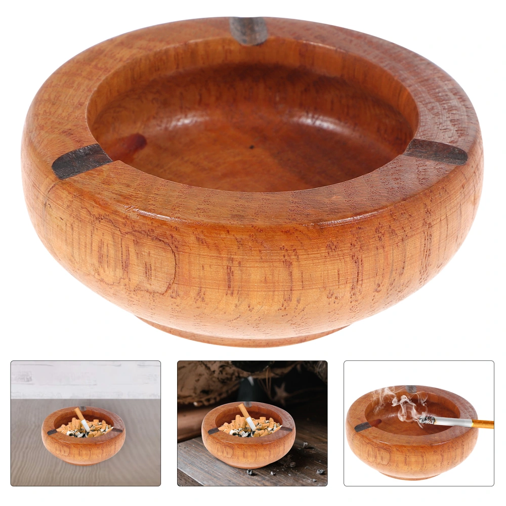 Creative Ashtray Solid Wood Craft Home Decoration Ornaments Bar Decoration Smoking Room Accessories