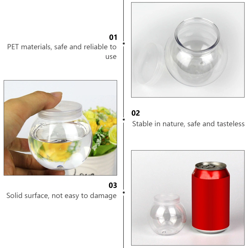 12 Set Transparent Disposable Plastic Dessert Cups Environmental Party Small Cup