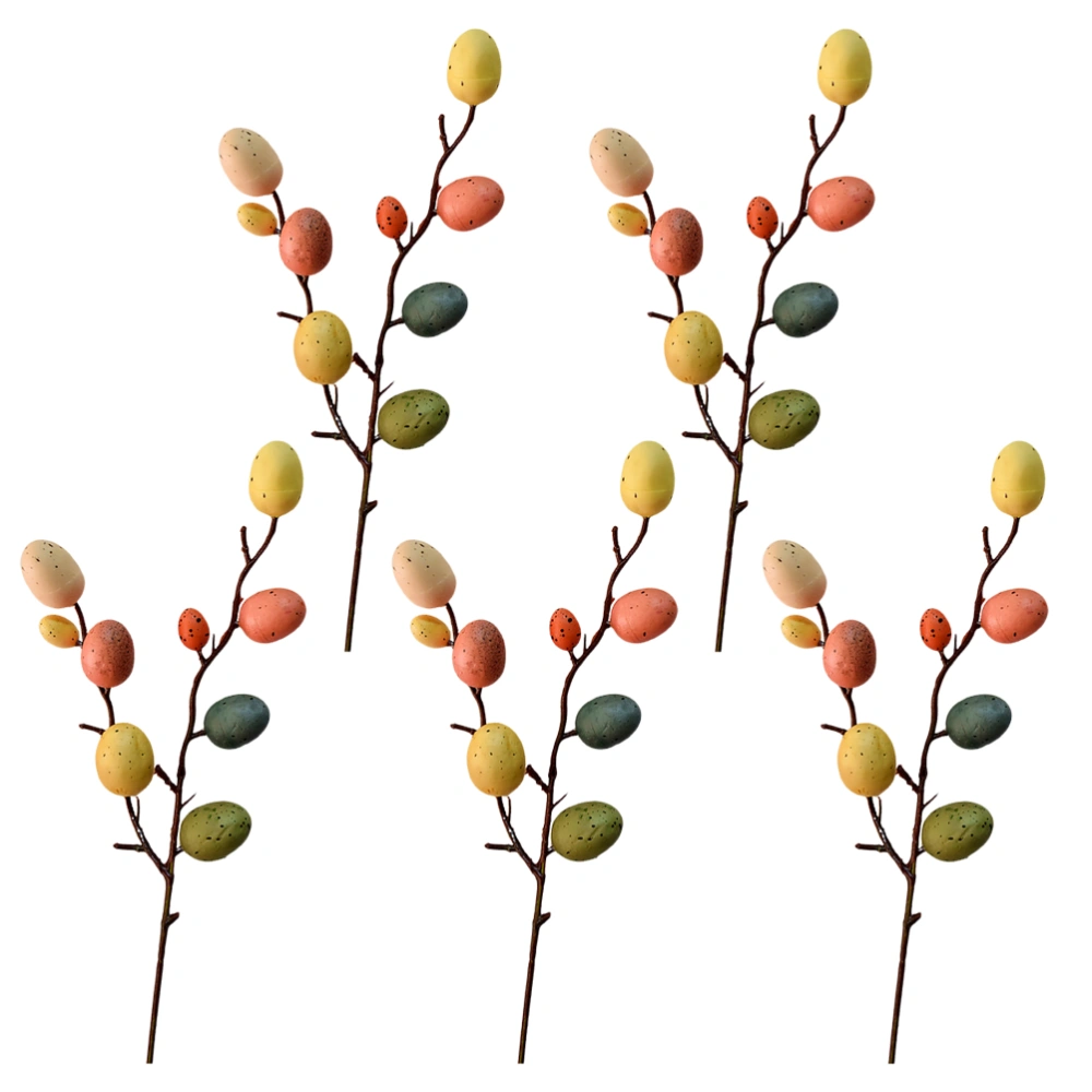 5 Branches Easter Egg Decor DIY Easter Eggs Easter Flower Arrangement Egg