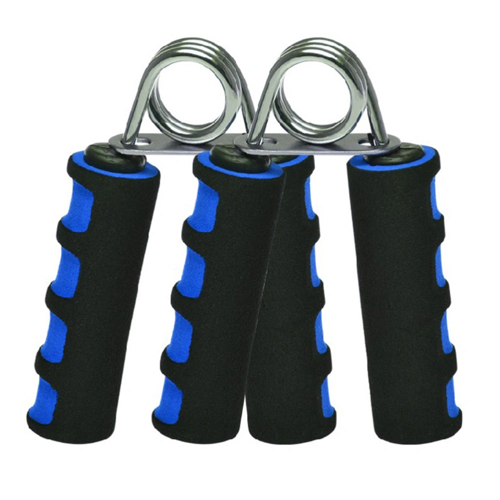 A Pair Hand Grip Steel Grippers Forearm Wrist Heavy Strength Exercise Hand Grips (Blue)