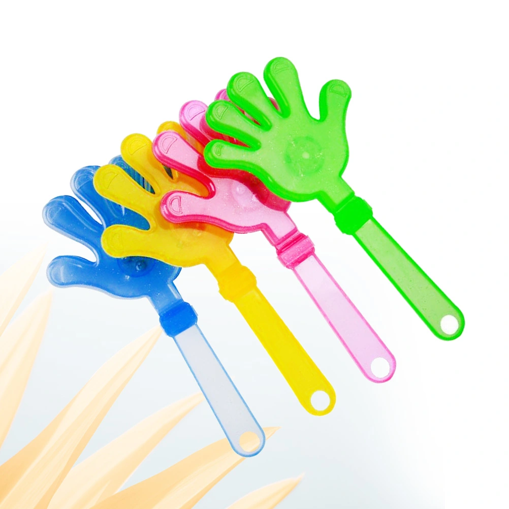 5 Pcs 28CM Flash LED Luminescent Hands Clap Luminous Palm Clapping Device Birthday Party Supplies (Random Color)