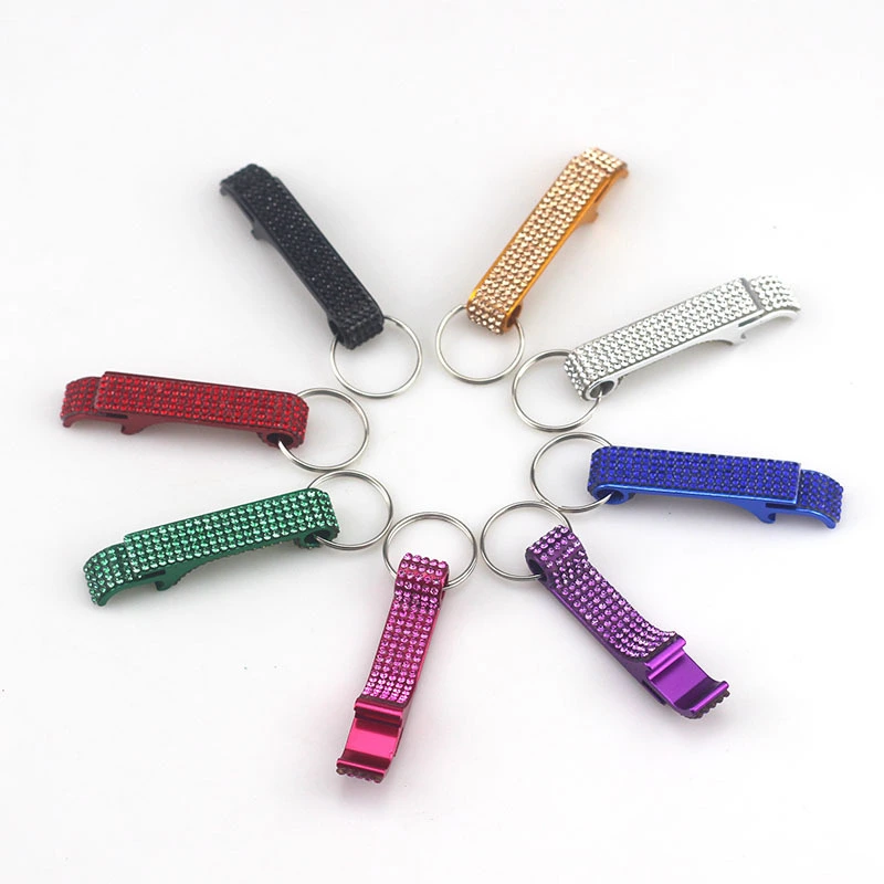 Creative Multifunctional Aluminum Alloy Beer Key Ring Type Bottle Opener