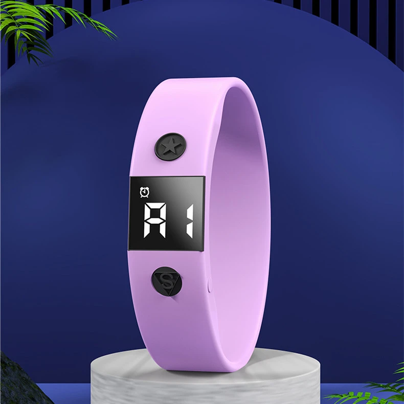 Smart Bracelet With Vibration Reminder Alarm Clock Countdown