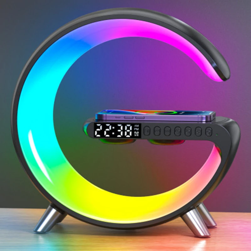 Bluetooth Speaker Wireless Charger Atmosphere Light