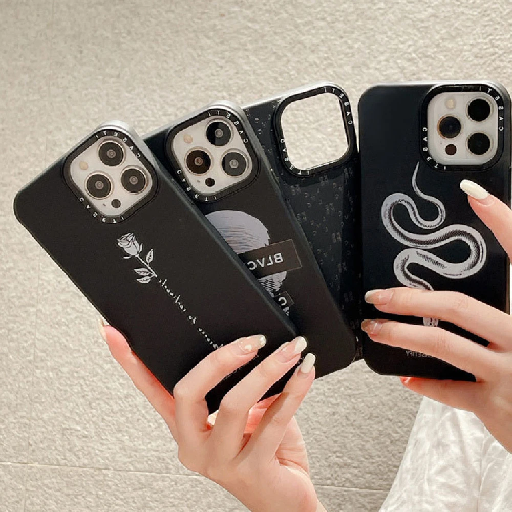 Fashion Letter Rose Phone Case