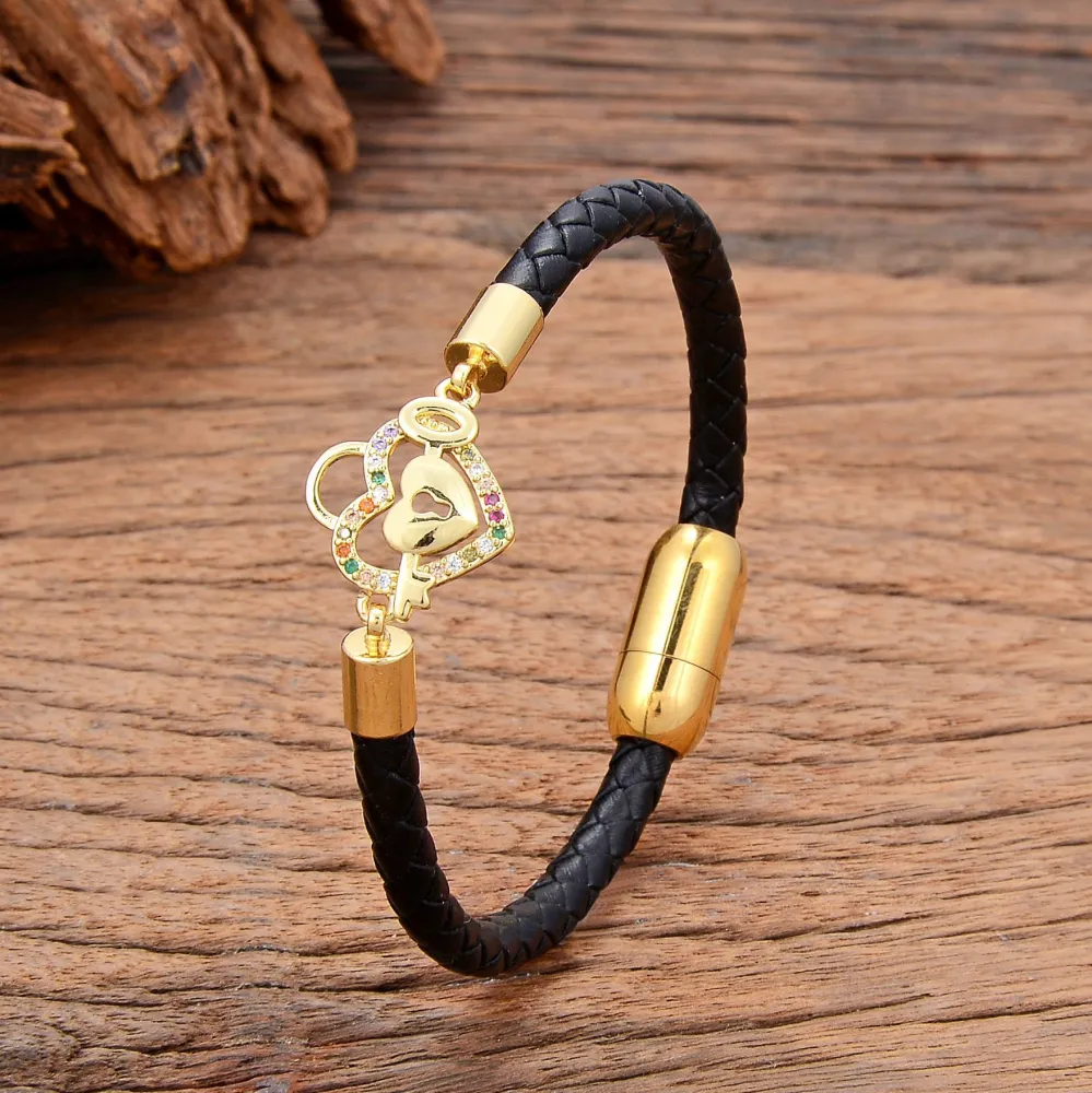 Women's Fashion Woven Leather Bracelet