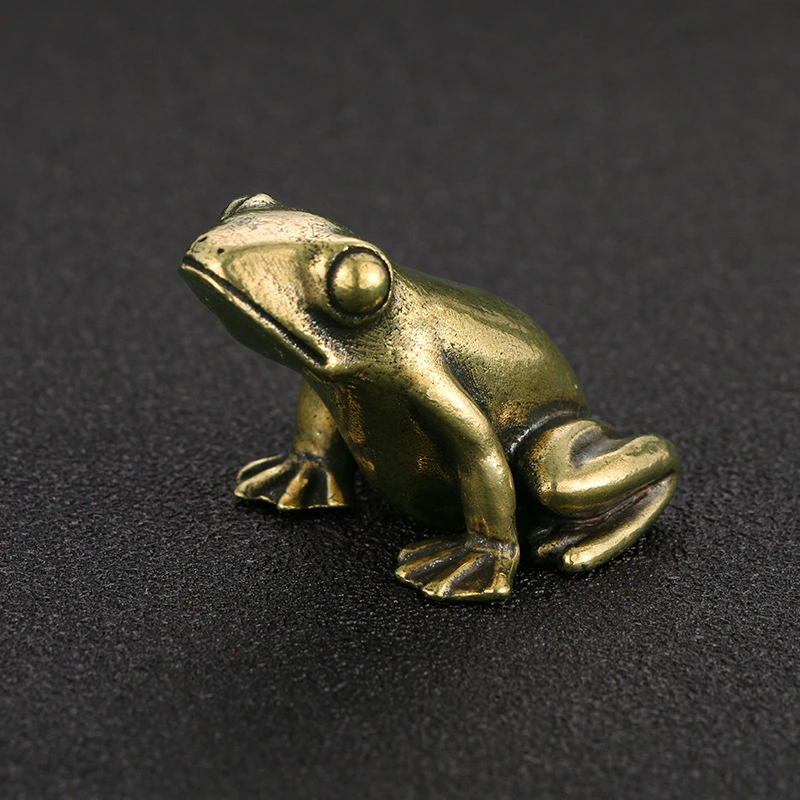 Antique Old Frog Copper Ornaments Crafts