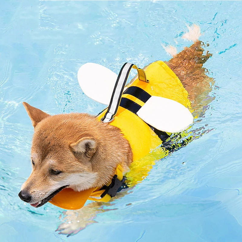 Summer Animal Shape Little Bee Dog Life Jacket