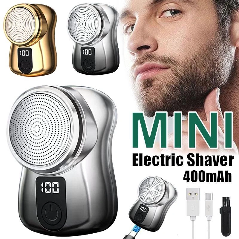 Mini LED Shaver Travel Portable Shaver For Men Waterproof Electric Shaver