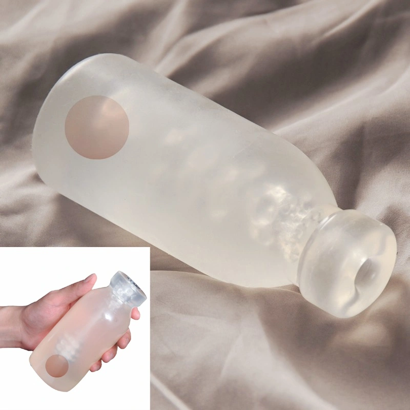 1pcs Male Masturbator Cup Soft Transparent Training Happiness Cup Relaxing Toy To Expand Private Parts Decompression Toy for Men
    