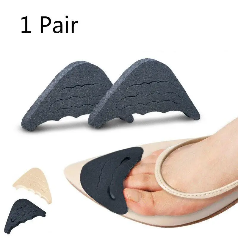 1 Pair of Women's High Heels Half Forefoot Insole Cushioning Pain Relief Protector Toe Forefoot Pad