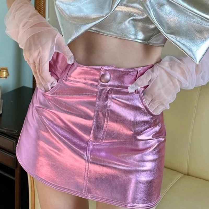 Women Mini Skirt, High Waist Slim Fit Summer Bodycon Skirt Clubwear for Daily Party