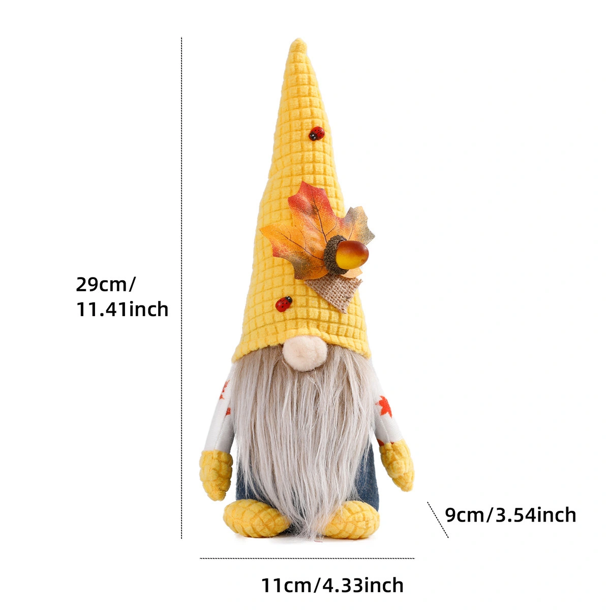 Yellow Series Couple Rudolf Doll Faceless