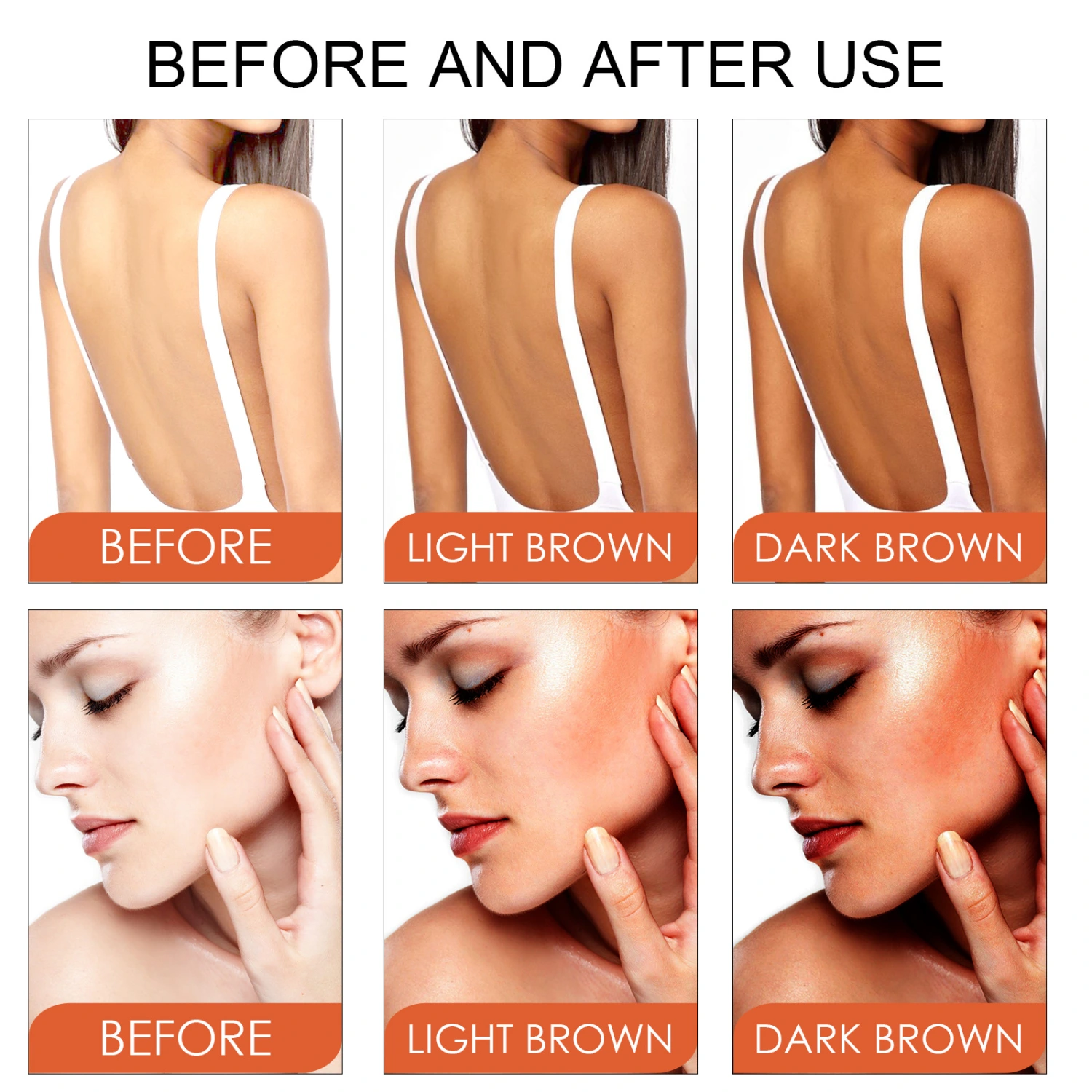 Eelhoe Tanning Gel,Brown Tanning Accelerator Cream