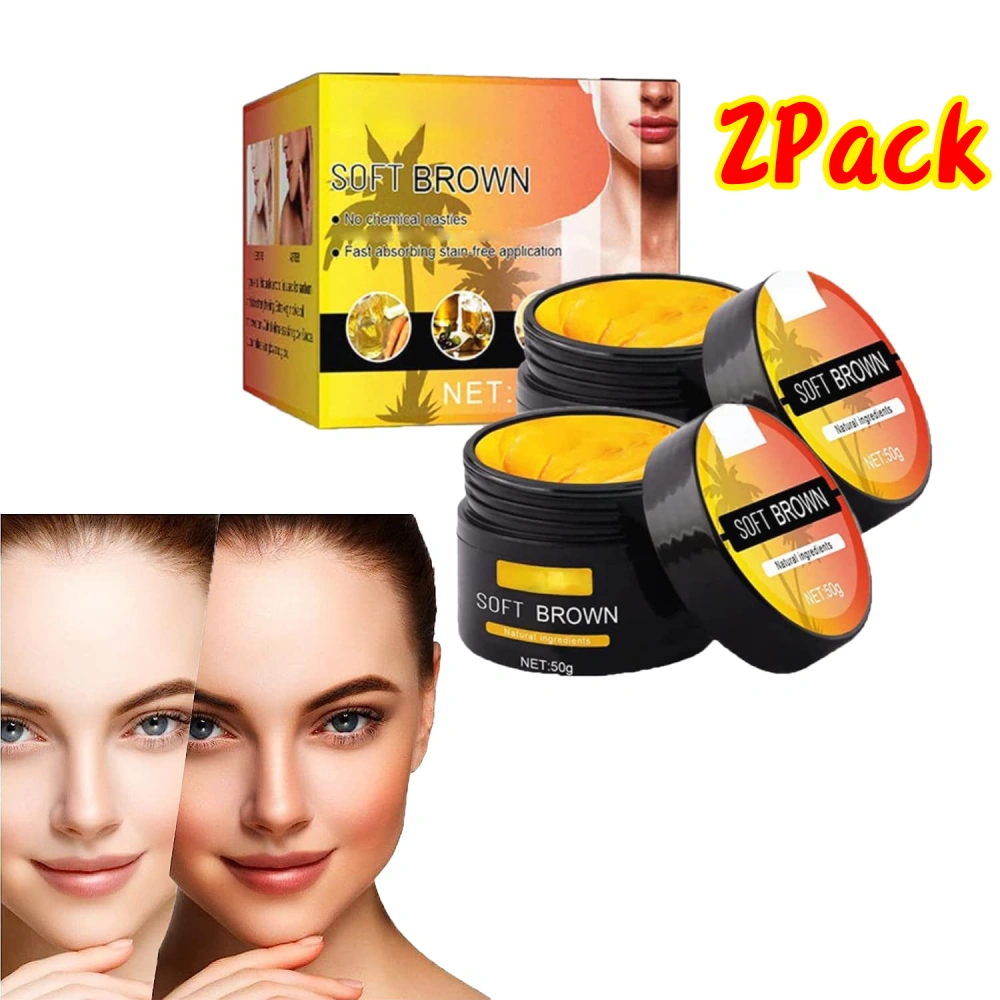 2 Pcs Eelhoe Tanning Gel,Brown Tanning Accelerator Cream