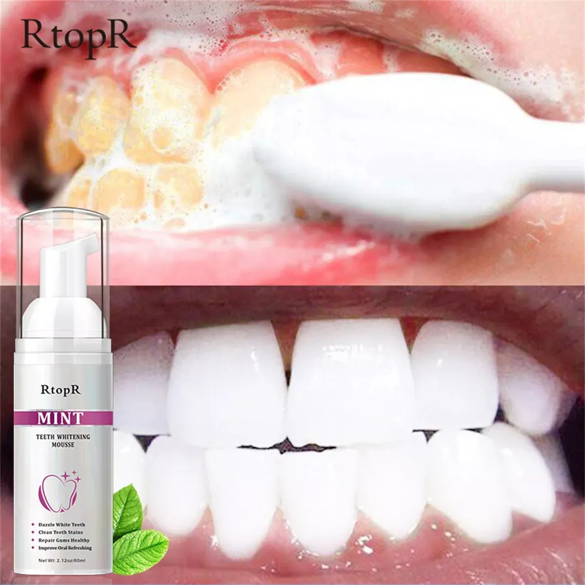 Toothpaste, Whitening Foam, Mouth Soap