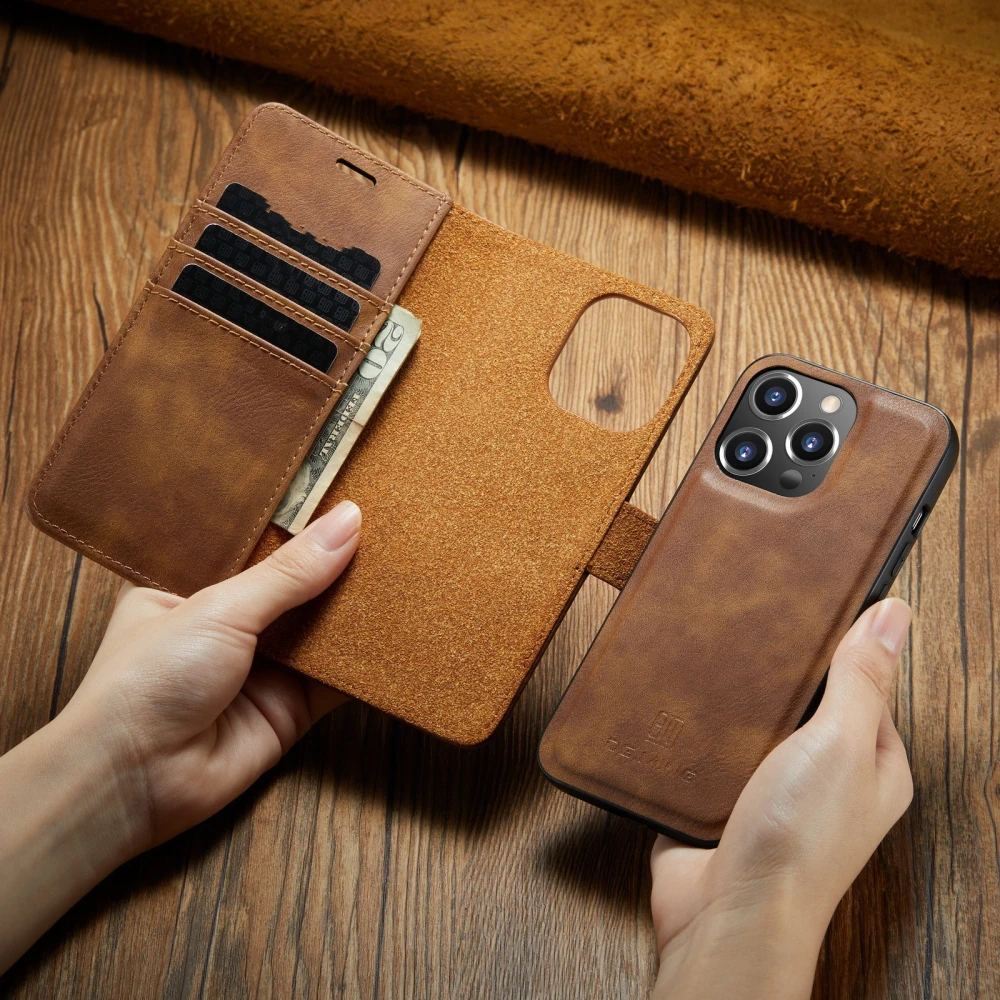 Strong Magnetic Two-in-one Wallet Phone Case