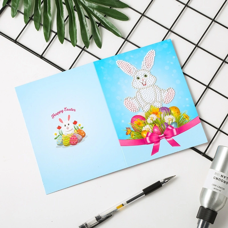 New DIY Diamond Painting Greeting Card 4PCs