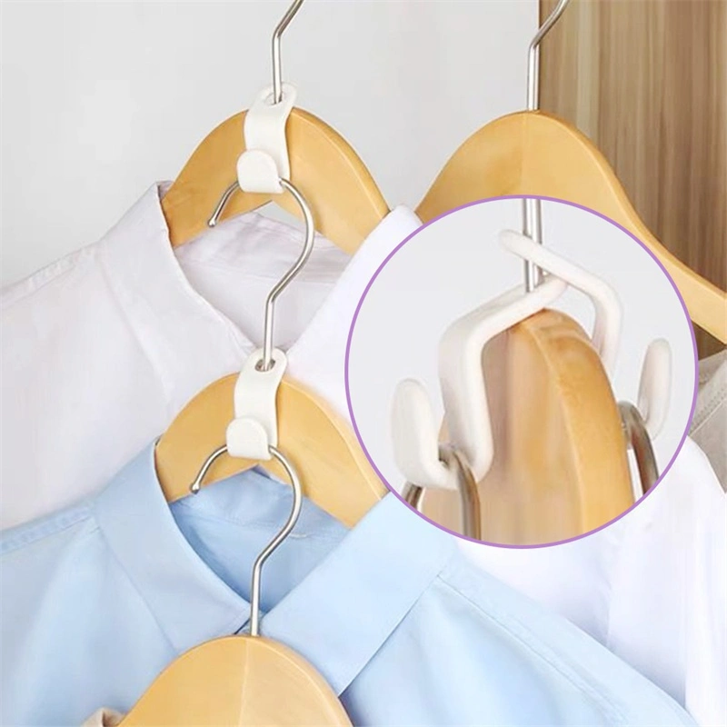 Multi-function Hook Clothes Hanger Connect Hooks Folding Storage Clothes Rack Wardrobe Hanging Hanger Connection Hook Space Saving Connectors Storage Organzier Hook