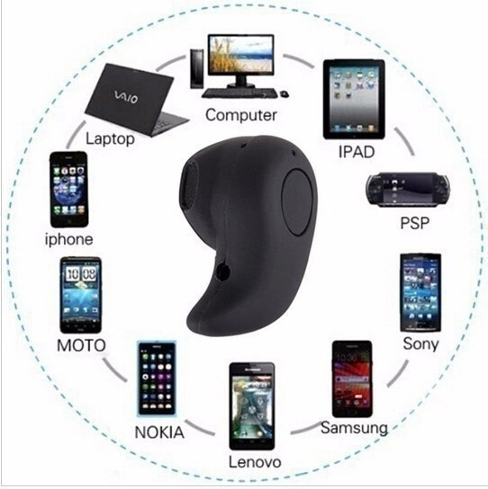 1pc Mini S530 Wireless Bluetooth Earphone V5.0 Stereo in-ear Headset with Microphones Sports Running Earbuds Earphones for Android IOS