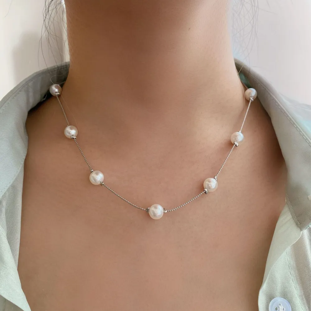 High-grade Niche Pearl Clavicle Pearl Necklace