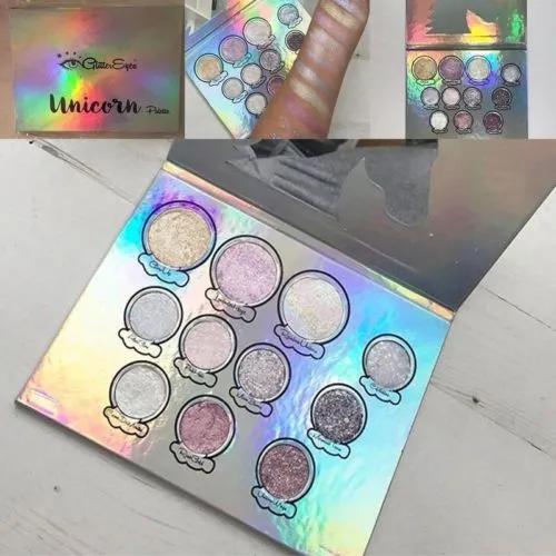 11 Pigmented Eyeshadow Palette, Makeup Glitter Blendable Long Lasting Eye Shadow Pallet