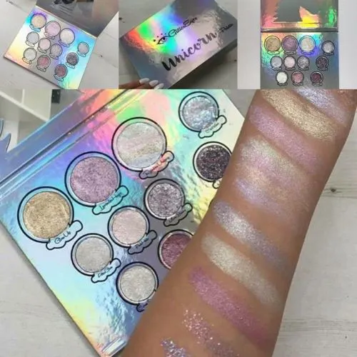 11 Pigmented Eyeshadow Palette, Makeup Glitter Blendable Long Lasting Eye Shadow Pallet