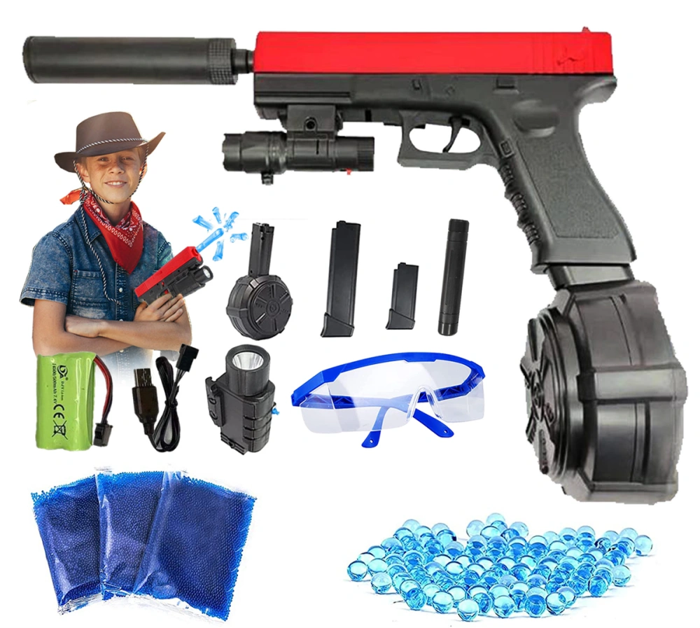 Gel Blaster SPLAT R BALL JM-X2 Full Auto Rechargeable Battery Powered Water Bead Gel Ball Blaster Kit,for Ages 12+ ,Gift for Boys and Girls