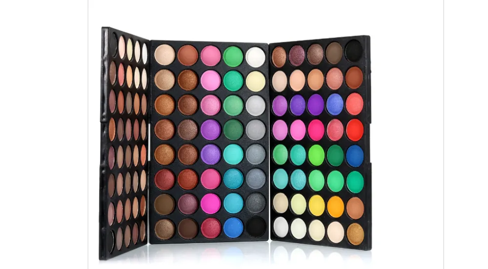 Women Natural Long Lasting Makeup 120 Colors Matte/Shimmer Eyeshadow Blendable Waterproof Palette