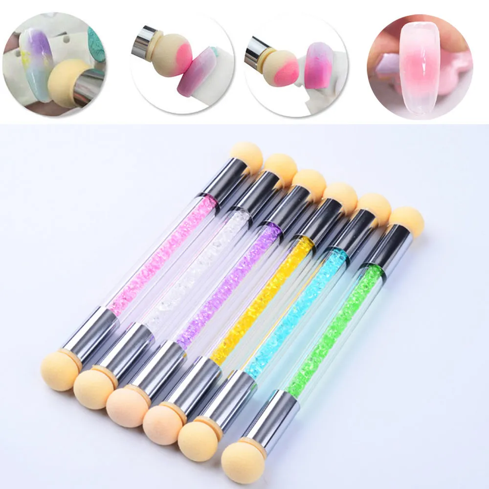 Nail Art Blooming Pen Double Ended Sponge Durable Lightweight and Convenient Fashion Manicure Tools