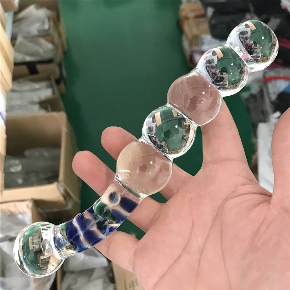 Crystal Glass Stick Casual Plug