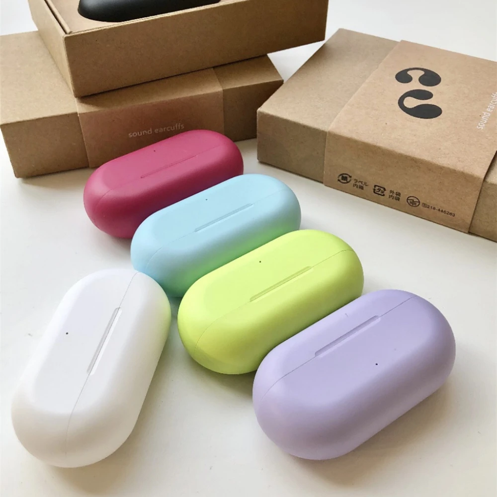 Macaron Color Ear Clip Bone Conduction Headset