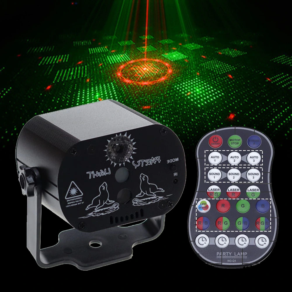 60 Patterns Recharge RGB Laser Projection Lamp