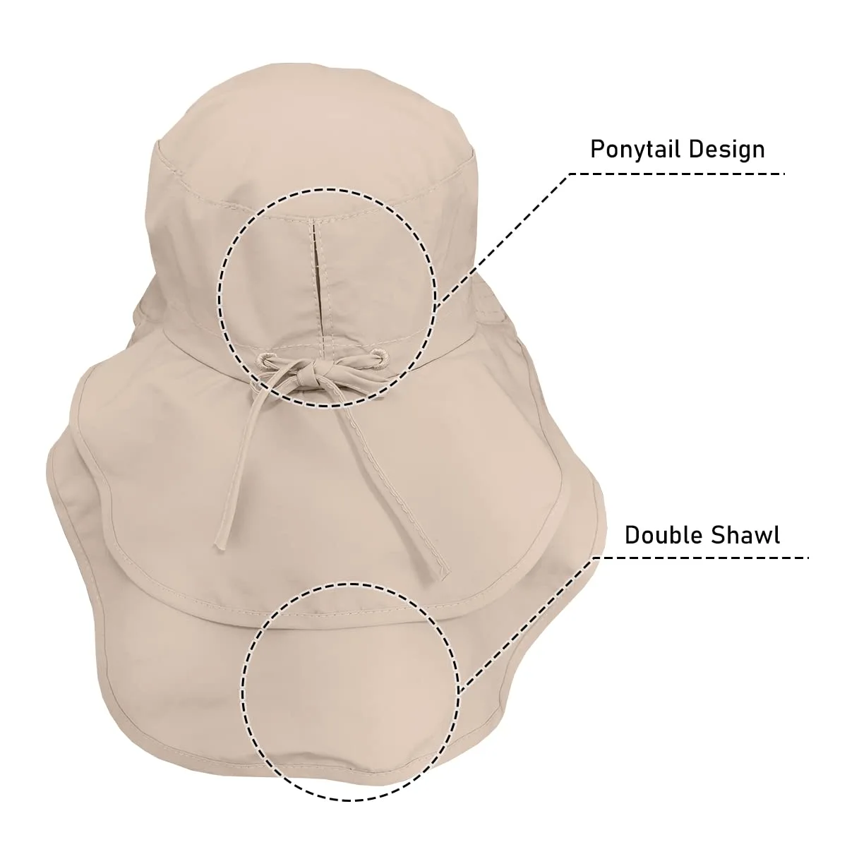 Womens Sun Hat Outdoor UV Protection Bucket Cap