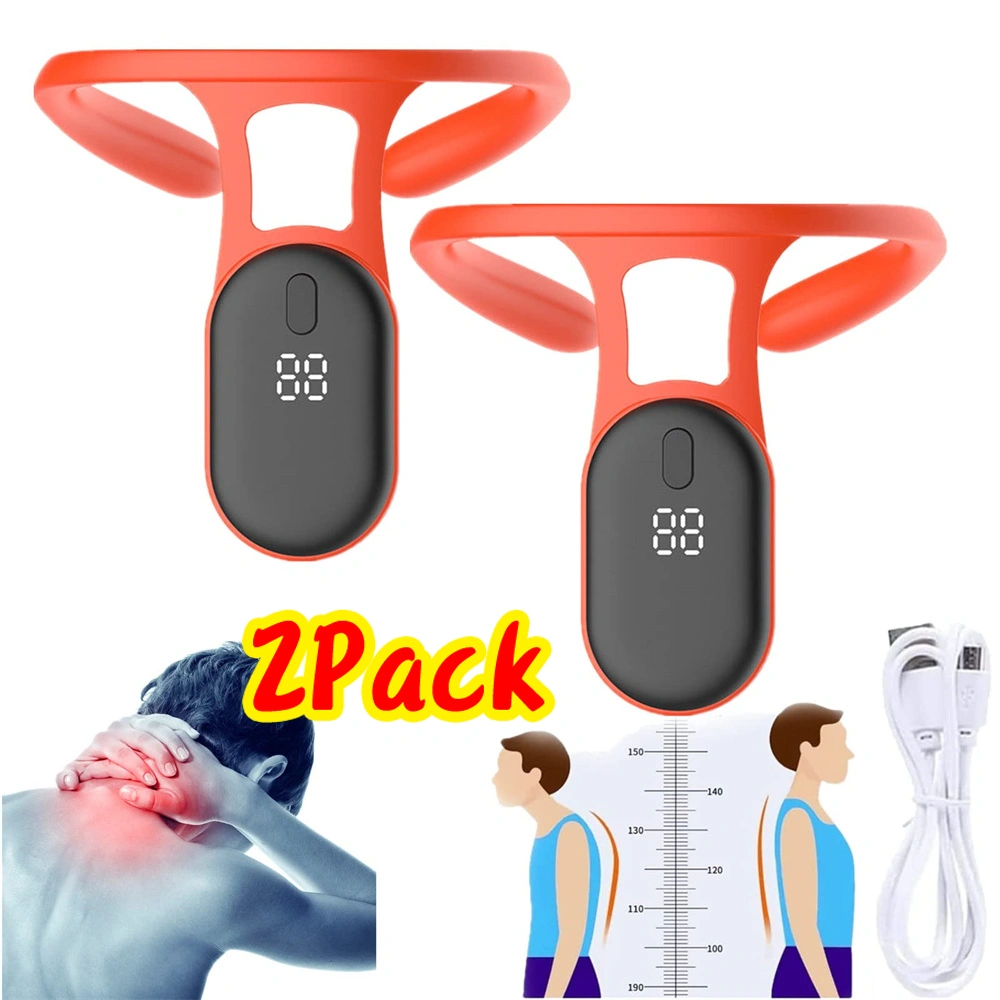 2 Pcs Ultrasonic Portable Soothing Body Neck Instrument