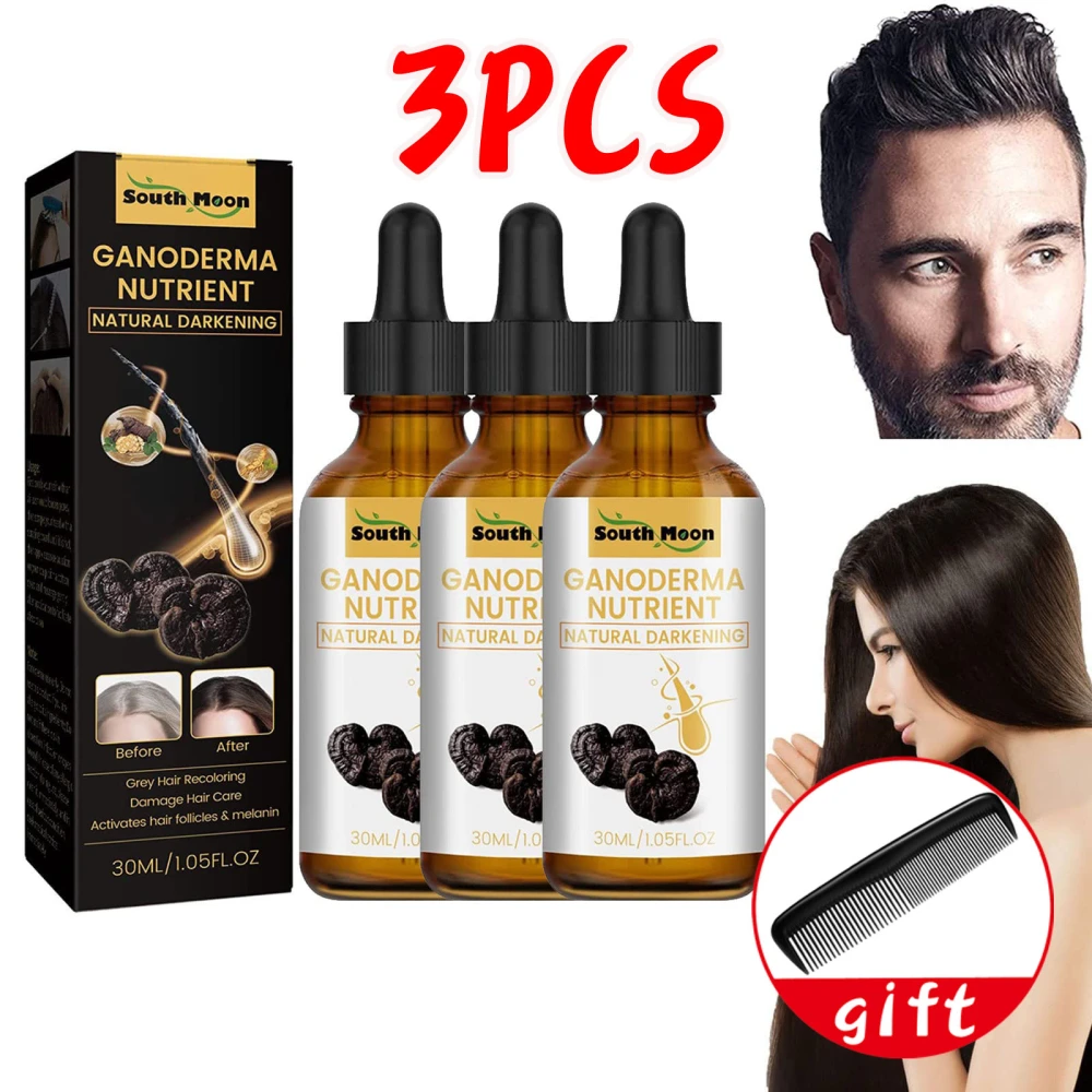 3 Pcs Pro Anti-Greying Hair Serum Thicker Hair