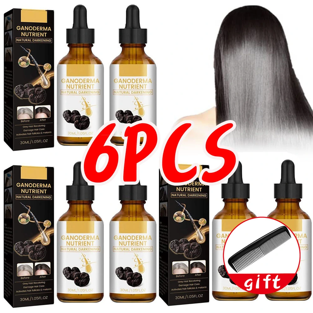 6 Pcs Pro Anti-Greying Hair Serum Anti-Greying Hair Serum