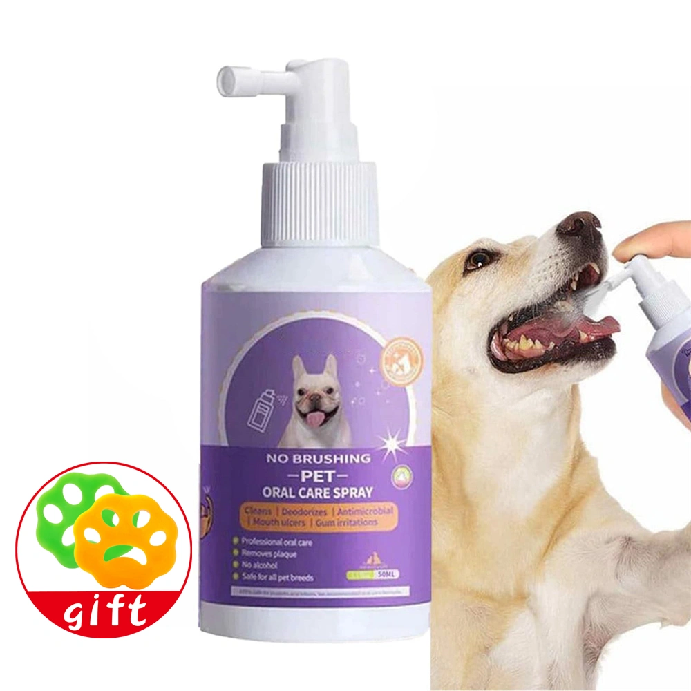 Pet Oral Spray Clean Teeth, Cat Spray+Gift