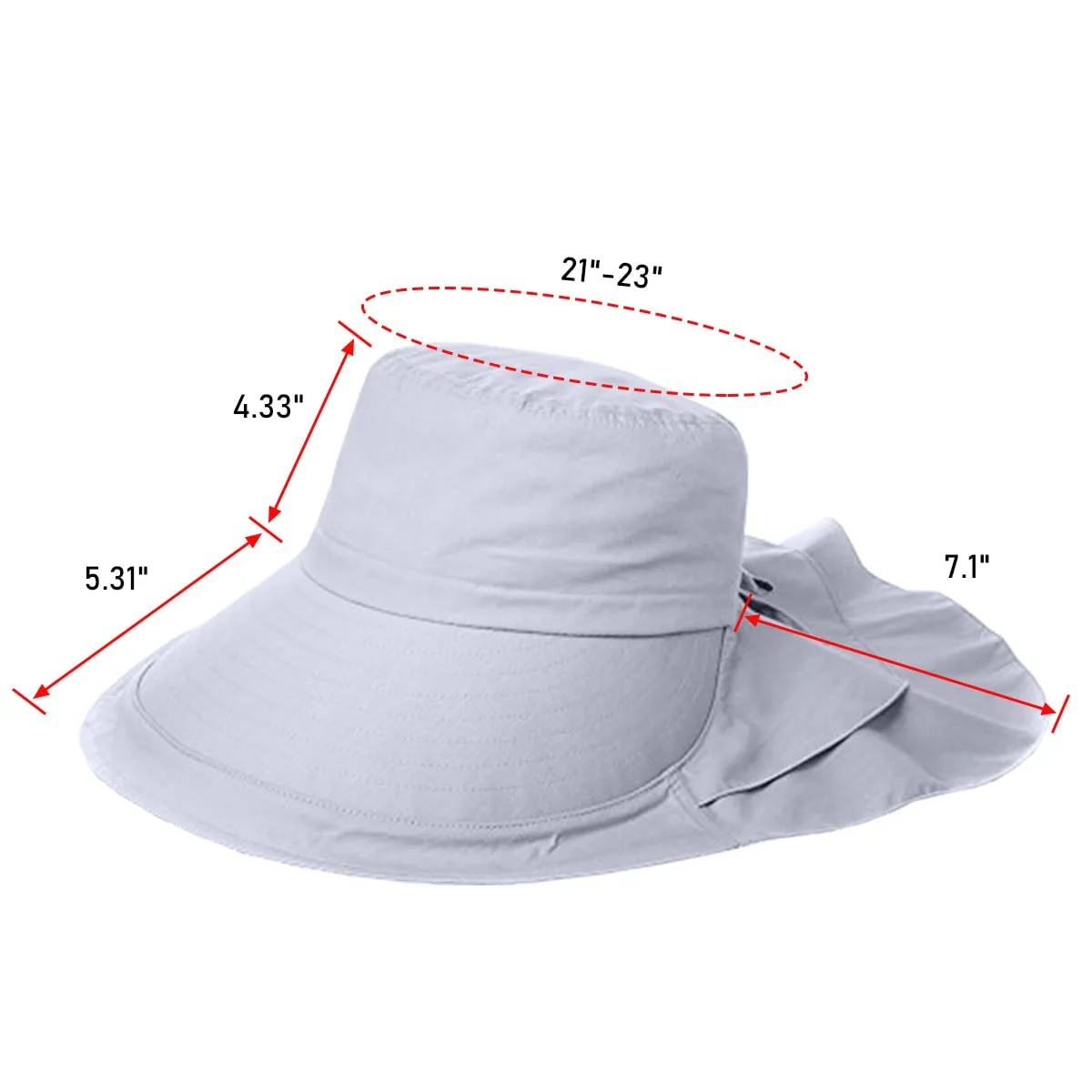 Womens Ponytail Sun Hat Summer Wide Brim