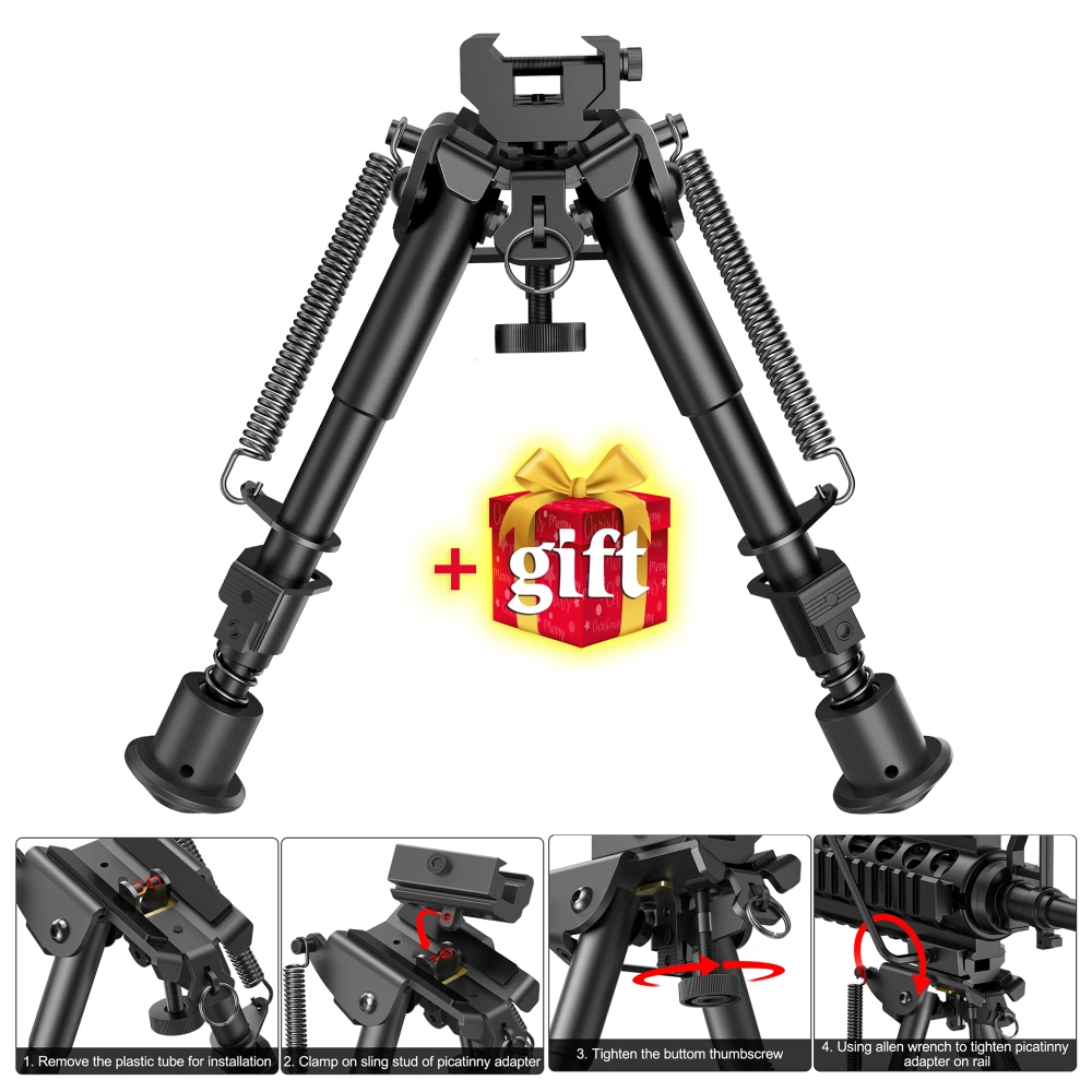 Bipods Shockproof Antiskid with Adapter