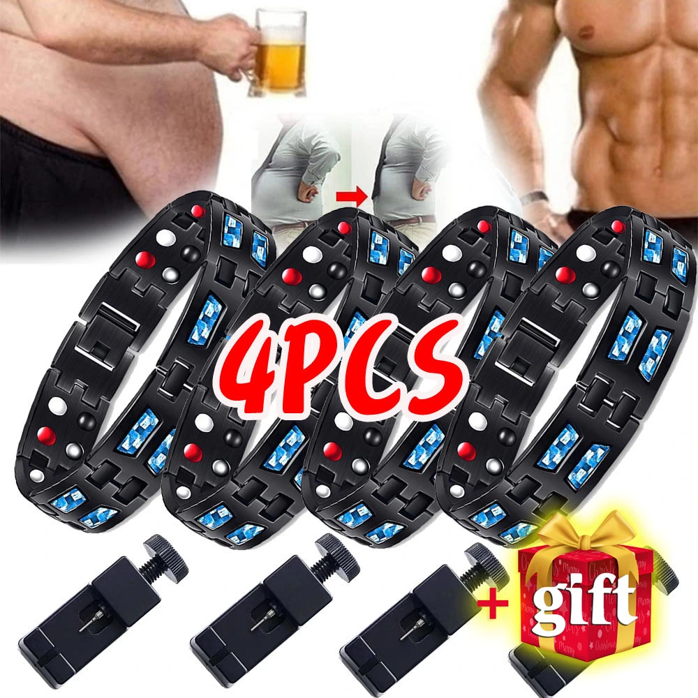 4 Pcs Ultra Strength Magnetic Therapy Bracelet